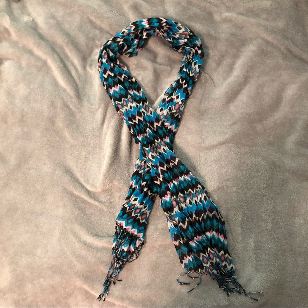 Zig Zag Multi Color Scarf